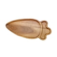 thumbnail image 4 of Bandeja de madera para servir, organizador de platos de madera, bandeja rústica para servir, bandeja de comida para forma de zanahoria, 4 of 9