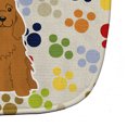 thumbnail image 3 of Carolines Treasures BB5924BIB Pawprints Cocker Spaniel Red Baby Bib, 3 of 3