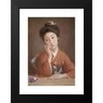 thumbnail image 2 of Okada Saburōsuke 18x24 Black Modern Framed Museum Art Print Titled - Woman Wearing a Diamond Ring (Diamond No Onna) (1908), 2 of 5