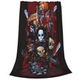Halloween Blanket Horror Movie Blanket Flannel Throw Blanket Soft