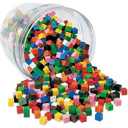 Learning Resources Centimeter Cubes Assorted Colors Set of 1000