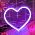 thumbnail image 5 of Love Heart Neon Light, Night Lights Heart Shaped Neon Signs with USB Powered/LEDDecor Light, Wall Decor for Christmas,Birthday Party, Room Decorate, 5 of 6