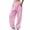 Pink, variant on Dagugfen Athletic Casual Pants for Women Elastic Waist Joggers Outdoor Running Activewear Pants with Pockets Solid Color
