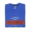 thumbnail image 2 of Tommy Hilfiger Men's Graphic French Terry Long Sleeve Shirt, China Blue \ Red,M - US, 2 of 4