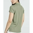 thumbnail image 3 of Real Essentials 3 Pack: Womens Short Sleeve Dry-Fit Performance Polo Shirt (Available in Plus), 3 of 6
