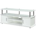 thumbnail image 4 of Designs2Go Monterey 55-inch TV Stand with Cabinets and Shelves, White (47.25" Wide), 4 of 4