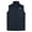 Navy, variant on IROINNID Men's Sleeveless V-Neck Stand Collar Short Vest Solid Color Casual Autumn Winter Thick Down Pocket Cotton Vest