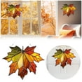 thumbnail image 2 of Exquisite Maple Leaf Ornament For Home Wall Window Hanging Natural Piece For Year Round Seasonal Display And Festive Holiday Embellishment Stained Glass Artwork Ornament Chandelier Replacement Heart, 2 of 6