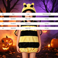 thumbnail image 4 of GiLiling Toddler Boys and Girls Honey Bumble Bee Costume Cute Bee Outfit with Wings for Kids Halloween Parties (Yellow, 3-4 Years), 4 of 9
