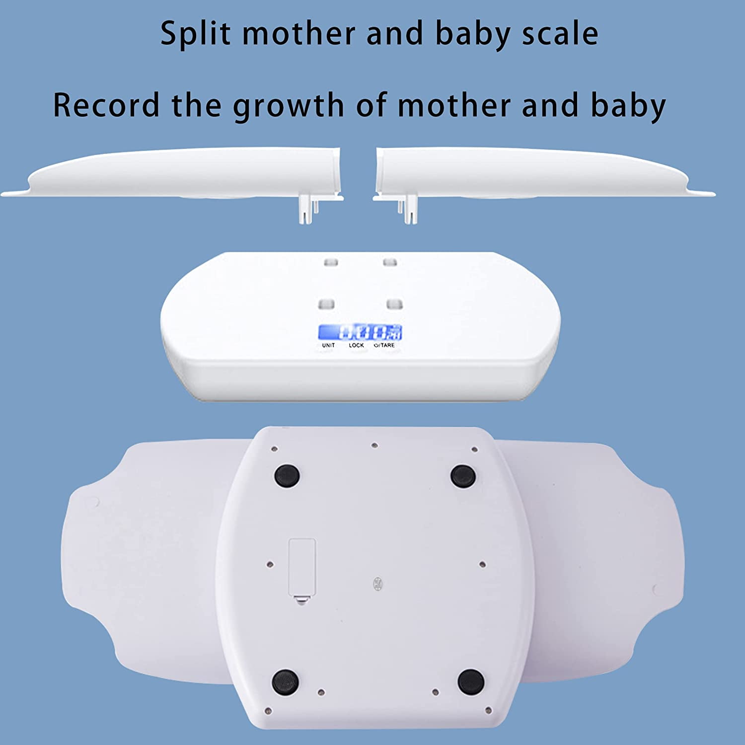 DLD Baby Scale with Height Tray, Digital Weight (max.: 70 cm), Accurate  Weight Measurement (max.: 220 lbs), For Measuring Height of