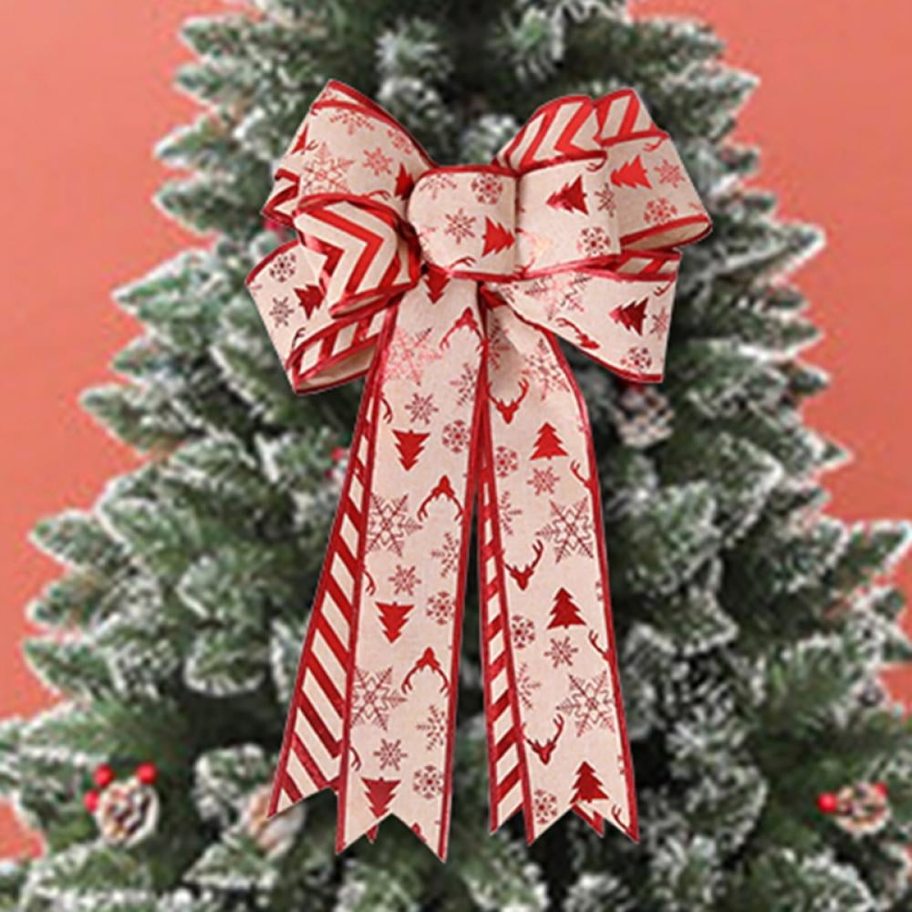 Buffalo Christmas Bows Holiday Christmas Wreaths Bows Xmas Christmas Tree Topper Bows for