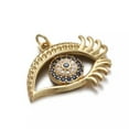 thumbnail image 4 of RSAMD Gold Evil Blue Eye Hand of Fatima Charms for Jewerlry Making Necklace Bracelet-2, 4 of 5