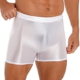 thumbnail image 5 of Gimnasio para hombre Fitness Brillante Mediados de cintura Pantalón corto para correr Pantalones cortos de color sólido Traje de baño para hombre Traje de baño Leggings con cintura elástica Pantalones, 5 of 5