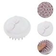 thumbnail image 3 of Unique Bargains 1 Pc Hair Brush Hat-shaped Scalp Scrubber Purple, 3 of 6