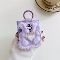 thumbnail image 3 of Case Compatible With Galaxy Z Flip 4, Cute Embroidered Plush Bear Hard Pc Shockproof Cover With Ring, 3 of 5