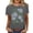 Grey, variant on Essentials Womens Tees Tops Basic Shirts Summer Casual Graphic Short Sleeve Crew Neck Fashion Y2K Clothes 2026 Black L