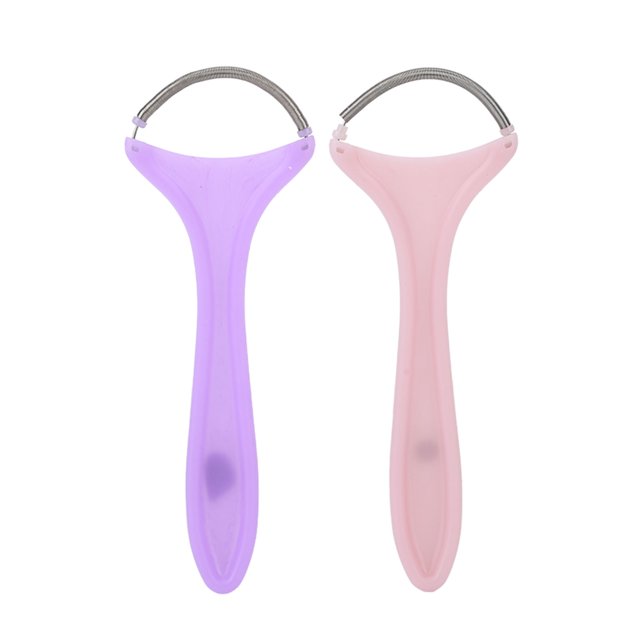Removedor de vello facial, 2 piezas de vello facial con resorte, removedor de cabello con rosca de resorte, depilación para mujeres, diseño de próxima generación de primavera