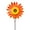 🔥 D_New#1594, variant on Sunflower Windmill Outdoor Garden Decor | 36CM Plastic Pinwheel | Colorful Bidirectional Spinner | Durable Weather-Resistant Yard Ornament | DIY Assembly | Single Pack