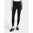 thumbnail image 2 of Time and Tru Women's High Rise Leggings, 27'' Inseam, 2-Pack, Sizes XS-XXXL, 2 of 7