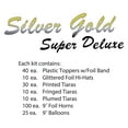 thumbnail image 2 of New Year Silver Gold Super Deluxe Assortment for 100 guests includes 225 items, 2 of 3