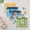 thumbnail image 2 of Splozh Potty Training Underwear 2-12 Years 5 Pack Boys Kids Cotton Briefs Underwear Cartoon Prints Soft Breathable Underpants,AG,6-7 Years, 2 of 5