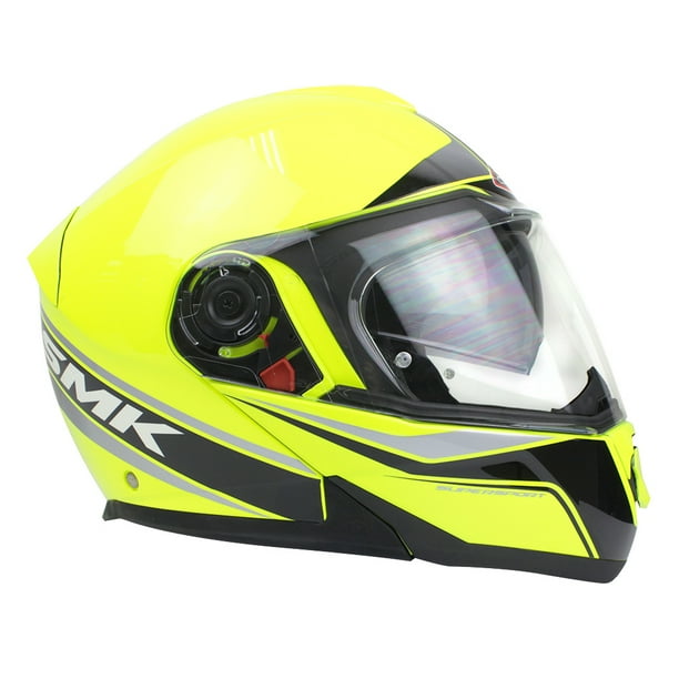 CASCO SMK GLIDE BASIC AMARILLO NEON FLASH VISION XL ABATIBLE SMK GLIDE BASIC Walmart en linea