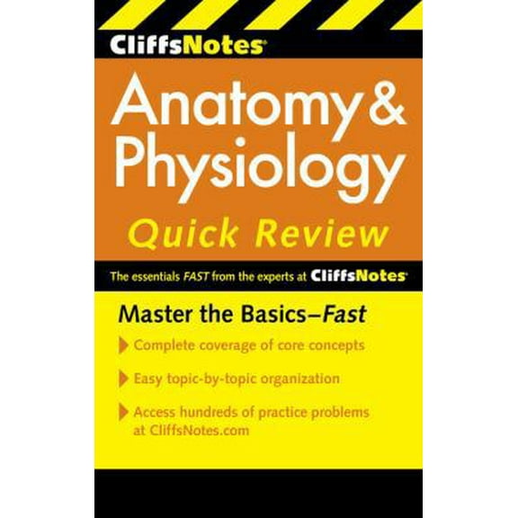 Pre-Owned Cliffsnotes Anatomy & Physiology Quick Review, 2ndedition (Paperback) 0470878746 9780470878743
