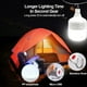 thumbnail image 4 of Bombilla Recargable Bombilla Portátil para Acampar Iluminación de Emergencia Luces de Linterna Luz Colgante para Tienda de Campaña Al Aire Libre 80w, 4 of 6