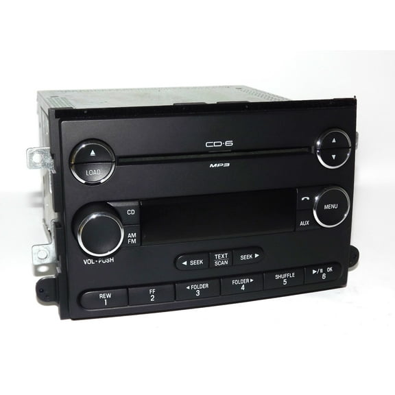 Restored Ford Fusion 2006-09 Mercury Milan AM FM 6 Disc CD Radio Chrome - 8E5T-18C815-AF (Refurbished)