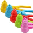 thumbnail image 4 of Snowman /S/ Scarlet/1Pc Snowball Maker Clip Duck Heart Bear Shaped Snow Sand Mold Tool Outdoor Fun Toys,The Process Like Making Ice Cream Balls, Easy & Fun/19.5*6.8*6.5Cm, 4 of 8