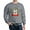 Graphite Gray, variant on CafePress - French Bulldog Christmas Wreath Sweatshirt - Crew Neck Sweatshirt