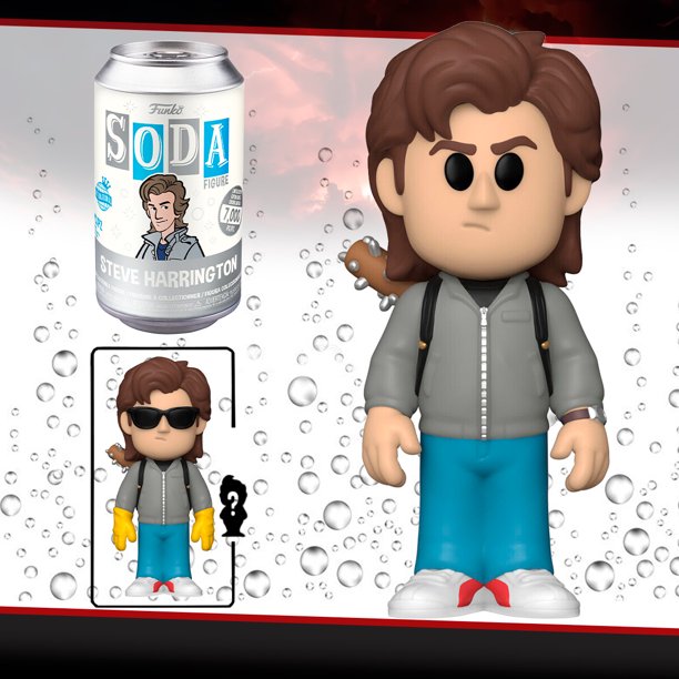Funko Soda Steve Harrington Con Bate Strange Things Serie Netflix Original