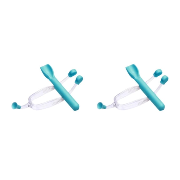 Naiovety Contact Lens Remover Inserter Suction Cup Carrying Device RGP with Case Azul 70 mm 60 mm 2Conjunto