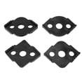 thumbnail image 1 of 4PCS R Modèles de Coin Rond Angle Rayon Gabarit de Routage 3 Trous Fixation ABS Routeur Bit Modèles Localisateur de Coin de Travail du Bois pour Bricolage Projets de Travail du Bois, 1 of 8