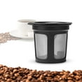 thumbnail image 2 of Zootealy Coffee Capsules Cup Refillable Reusable Coffee Filters Enlarge Mesh Strainer Large Inlet with Brush & Spoon Replacement for Keurig 2.0 and 1.0 8-Pack, 2 of 6
