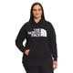 thumbnail image 1 of Sudadera con capucha The North Face Half Dome para mujer, color negro/blanco, 1 of 5