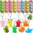 thumbnail image 3 of Joyfy 24 Packs Valentines Cards with Pop Eye Animal Keychains for Kids, Valentines Gifts with Heart Boxes, Fidget Valentines Toys for Kids School Class Exchange, Stress Relief Toys, 3 of 9