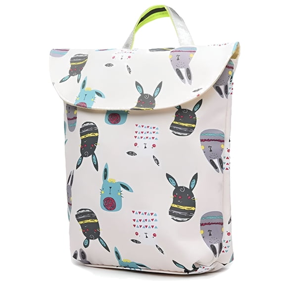 GASTROPOD Polyester Diaper Bag Backpack, Washable Baby Bag with Cushioned Straps and Abundant Storage for Travel
