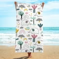 thumbnail image 5 of PRETXORVE Couverture de Plage en Microfibre Super Colorée, Résistante au Sable, Multi-Usage pour Voyage Piscine 30x60, 5 of 5