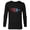 Black, variant on Star Wars Rebel X-wing Fighter Red White & Blue USA America - Long Sleeve T-Shirt for Men - Customized-Athletic Heather
