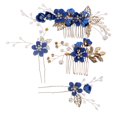 thumbnail image 1 of Mizh 1 Juego de Peineta con Flores para el Cabello, Horquilla para el Cabello, Tocado de Novia, Accesorios para el Cabello de Boda, 1 of 7