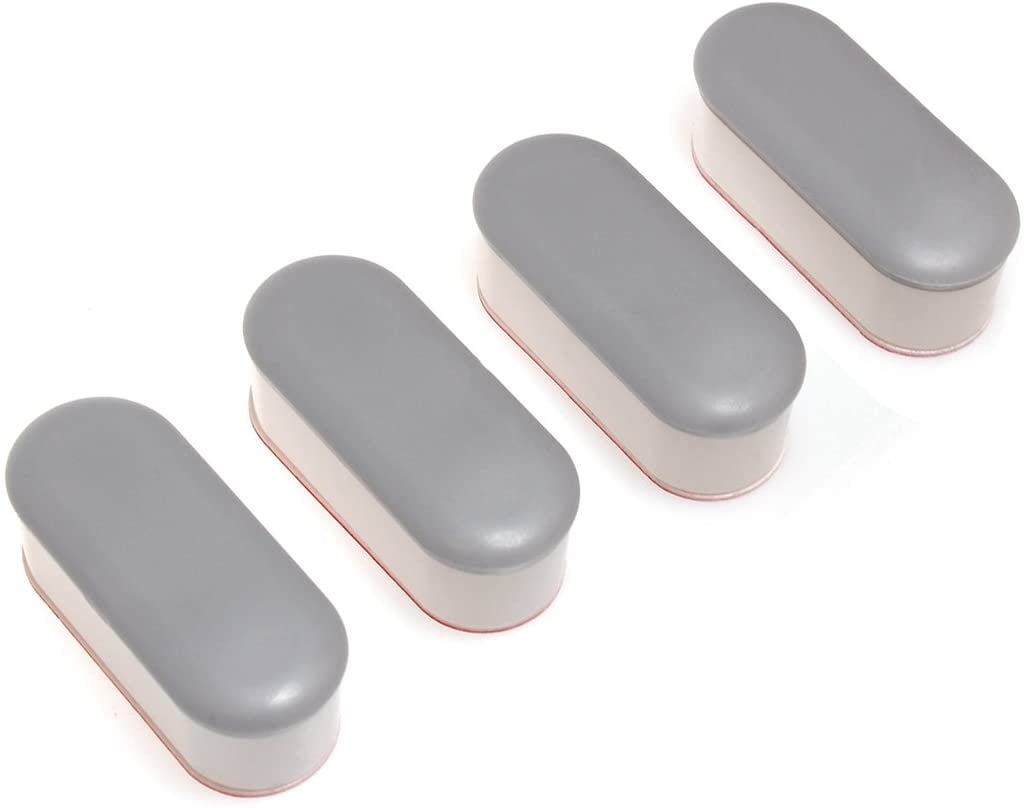 4 piece Universal Toilet Seat Bumper Kit, comes with Strong Adhesive