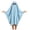 A94 Blue, variant on Yuncity Halloween Kids Ghost Hooded Lightweight Soft Long Sleeve Loose Fit Solid Color Cosplay Holiday Party Clothes Purple