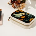 thumbnail image 7 of Unicorn Sunflower Velvet Portable Jewelry Box with Removable Compartment - Necklace, Earring, and Travel Organizer - Gift, 7 of 7
