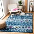 thumbnail image 3 of Safavieh Amsterdam Gladwin Geometric Area Rug, Navy/Turquoise, 4' x 6', 3 of 10