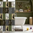thumbnail image 3 of Manfei Hunting Themed Camo Shower Curtain 72Wx78L,Classic Camouflage Bath Curtain, 3 of 5