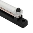 thumbnail image 2 of 12 Post Power Distribution Block Bus Bar Set 2xM6 Post 12xM4 Screw Battery Terminal Box for Cars RVs Ships Yachts Black, 2 of 5
