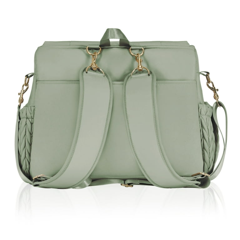 Hannah Sophia Belle Convertible Diaper Backpack Messenger Bag