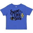 thumbnail image 3 of Inktastic Save the Bees with Bee Illustration with Color Boys or Girls Toddler T-Shirt, 3 of 5