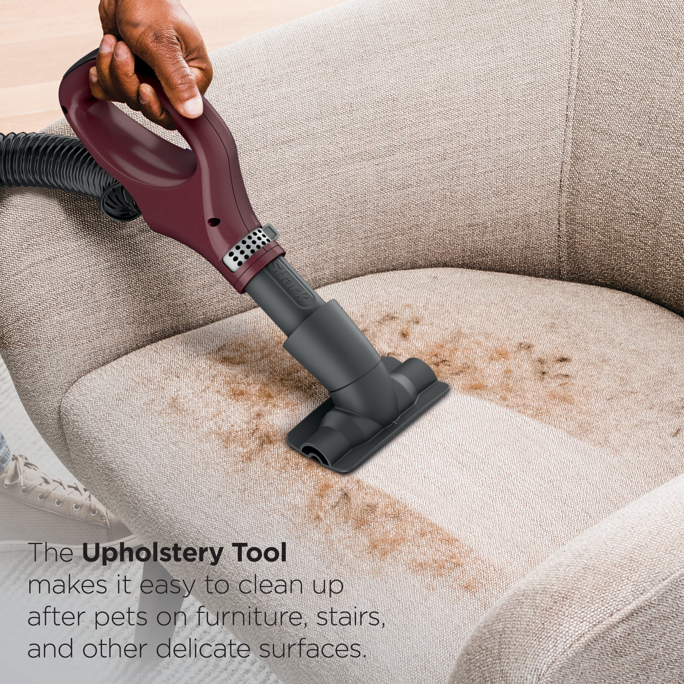 Shark Navigator Lift-Away Upright Vacuum, Pet Friendly, Powerful Suction, Self Cleaning Brushroll, HEPA Filter, ZU660 Burgundy